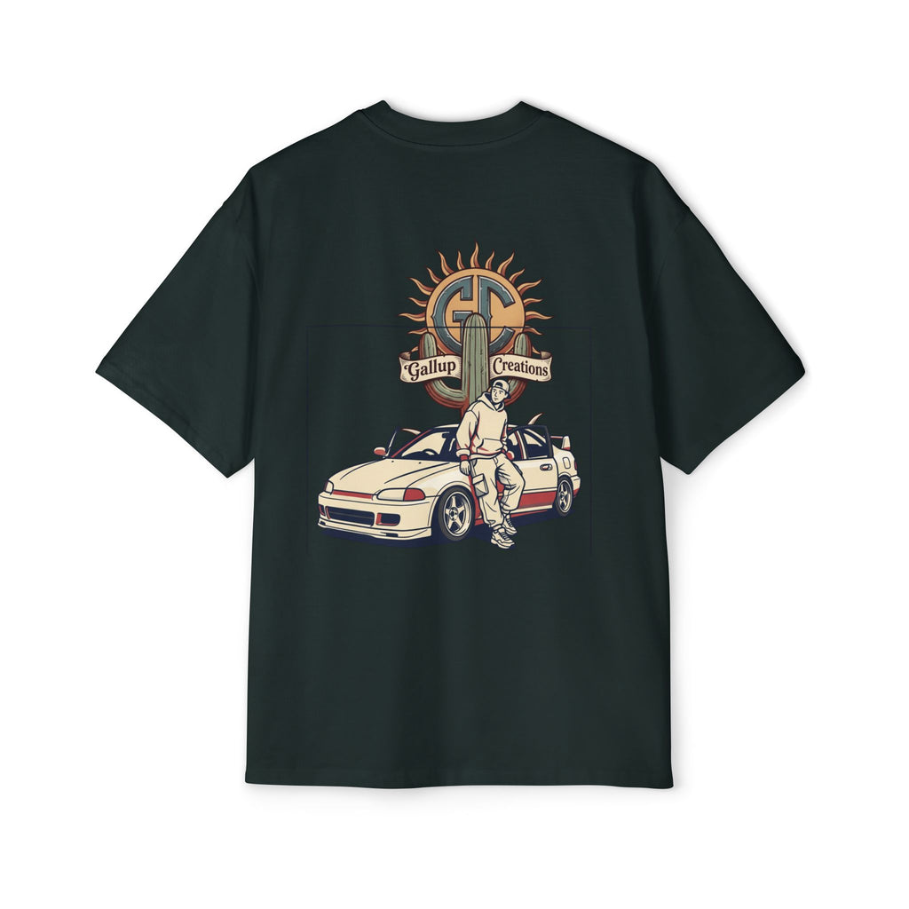 Gallup Garage Tee — Vintage Car Mechanic Graphic Shirt