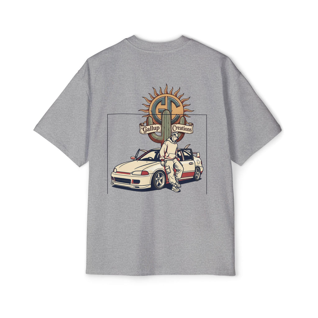 Gallup Garage Tee — Vintage Car Mechanic Graphic Shirt