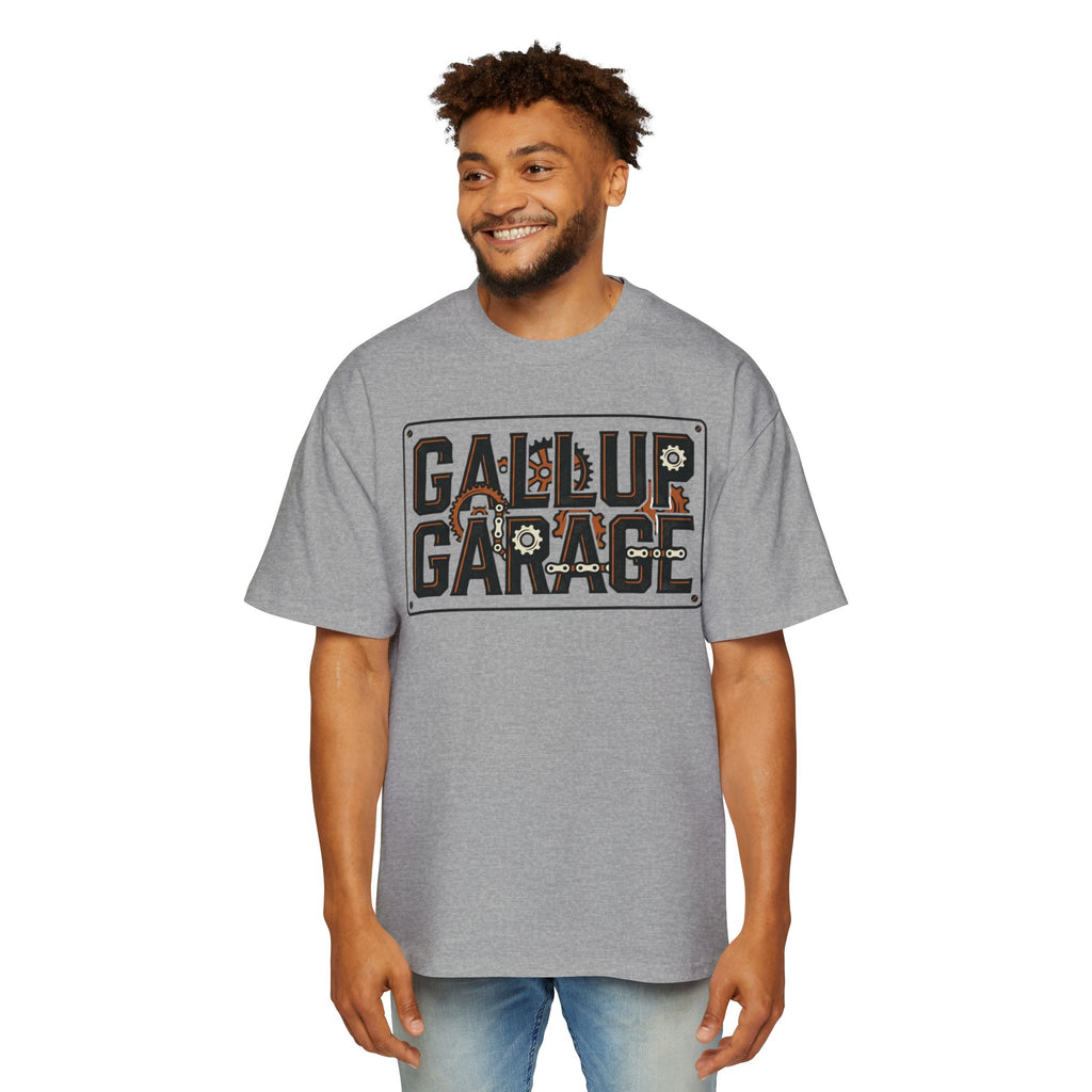 Gallup Garage Tee — Vintage Car Mechanic Graphic Shirt
