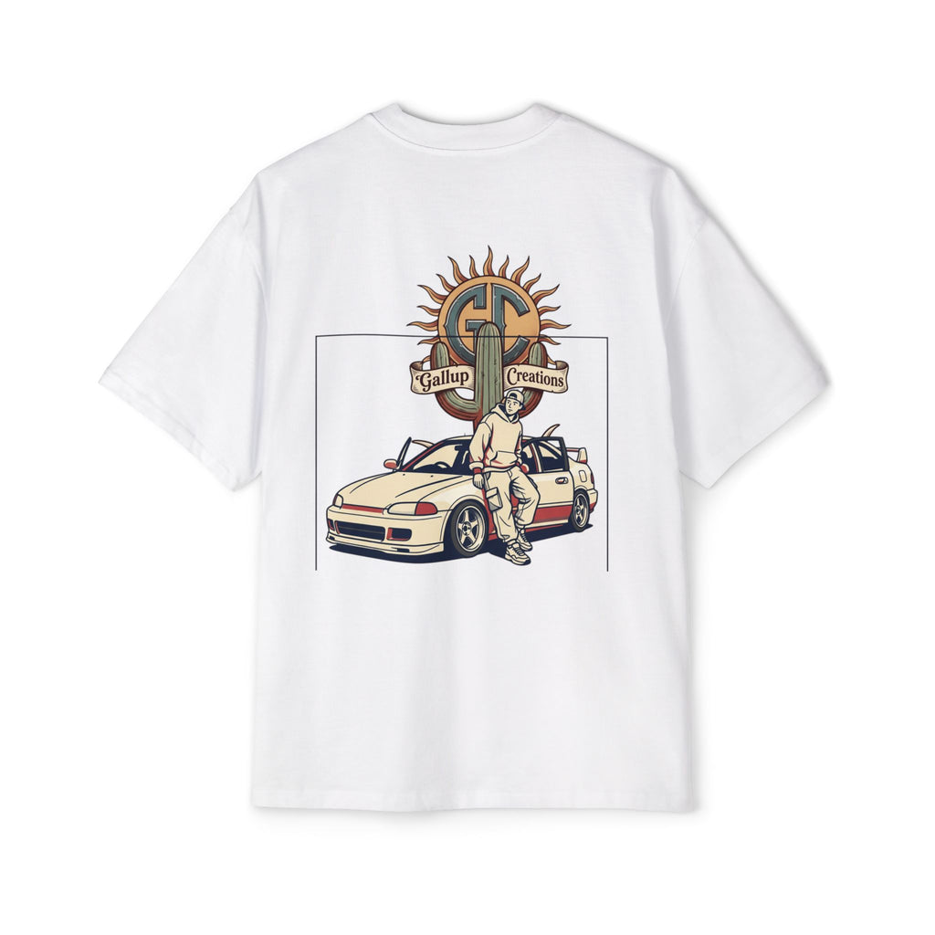 Gallup Garage Tee — Vintage Car Mechanic Graphic Shirt