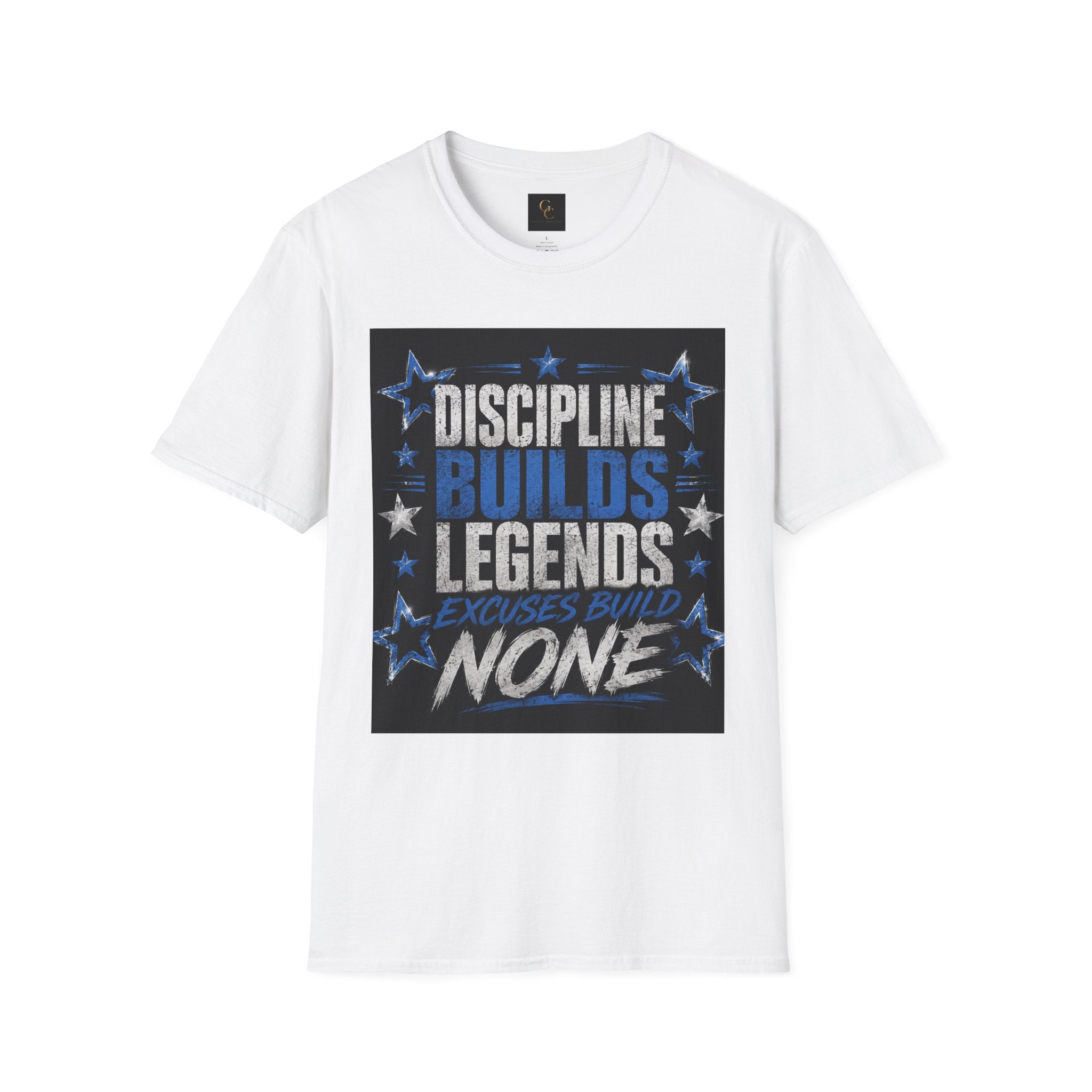 Discipline Builds Legends T-Shirt — Motivational Gym & Fitness Tee
